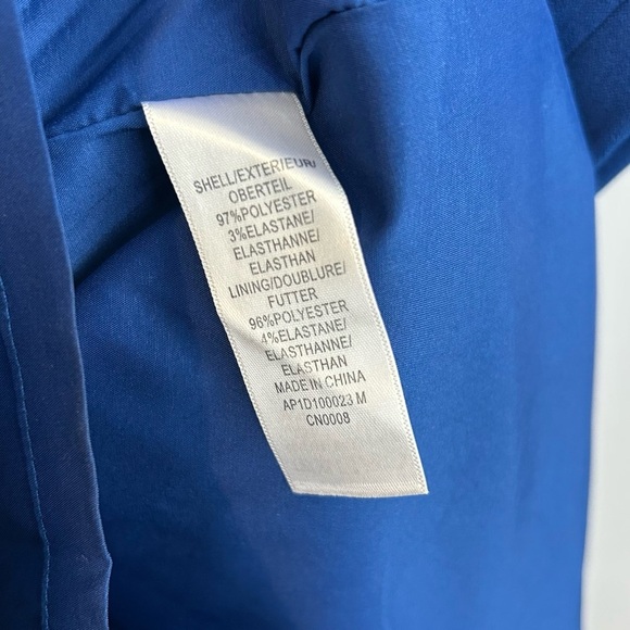 Adrianna Papell Blue Sleeveless V-neck Wrap Pleated Shift Dress Size 2 - Picture 8 of 9